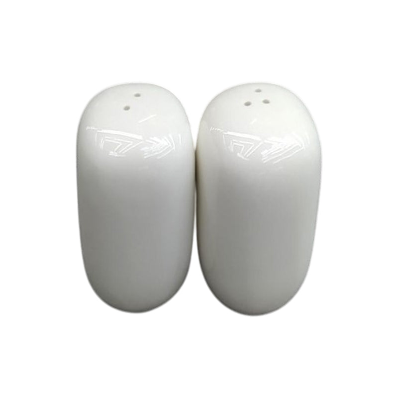 Danny Home 2Pc Ceramic Salt & Pepper Shaker-5X5X6.4Cm-White