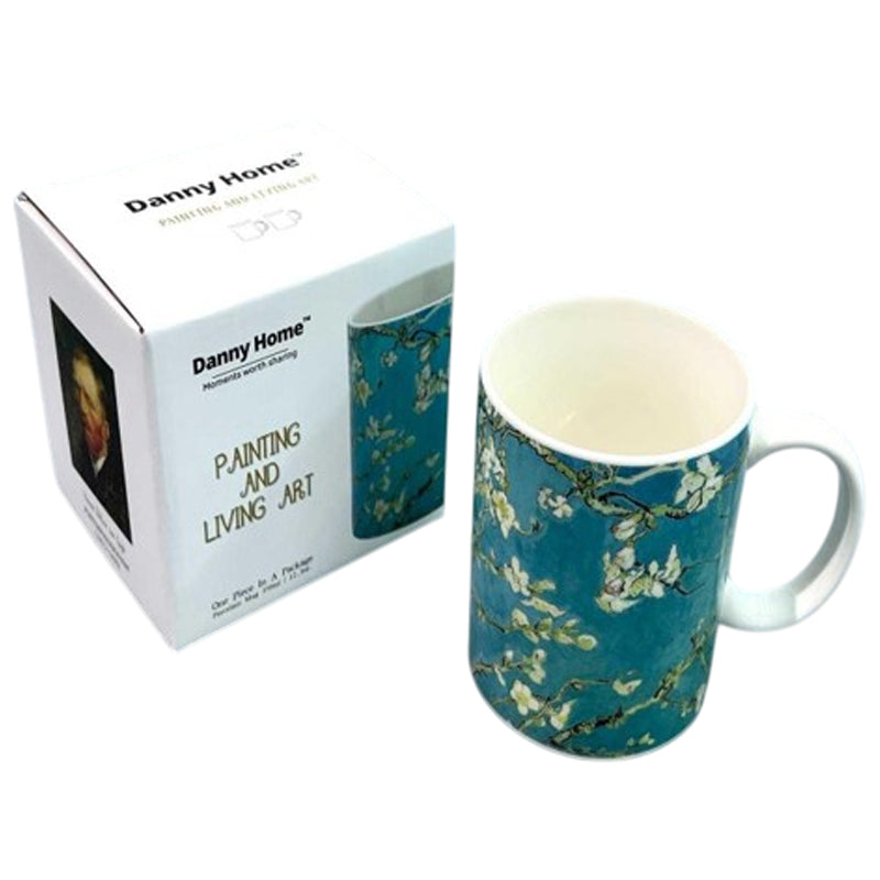 Danny Home Ceramic Coffee & Tea Mug Design-22 350Ml-Multicolor