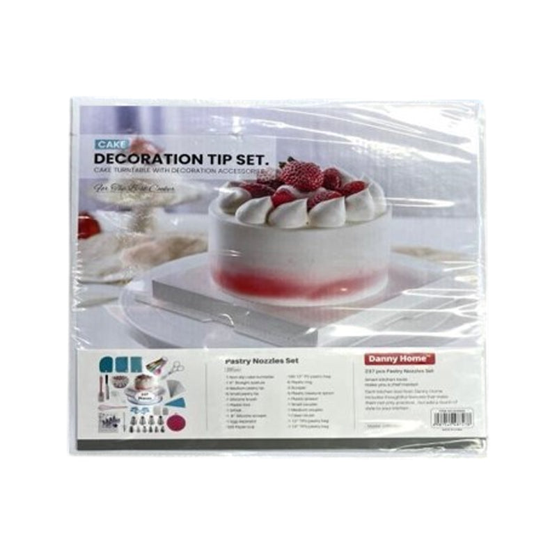Danny Home 237Pc Cake & Pastry Decoration Nozzles Kit-White
