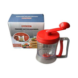 Danny Home Plastic Batter Dispenser With Squeeze Handle--Red