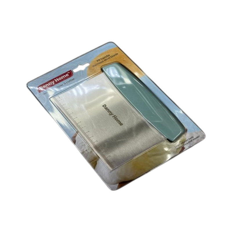 Danny Home Stainless Steel Dough Scraper & Cutter- 12.5X15Cm-Blue