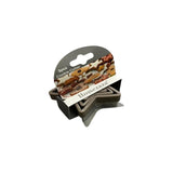 Danny Home 3Pc Stainless Steel Cookie Cutter Set Star- 8X8X6Cm-Brown