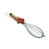 Danny Home Silicone Multipurpose Whisk With Wooden Grip 30Cm-Mint Green