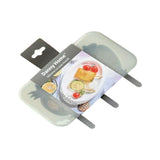 Danny Home Silicone 3 Compartment Ice Pop Mould 20X15X3Cm-Off-White
