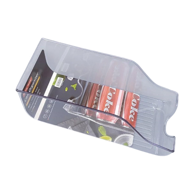 Danny Home Plastic Rectangular Drink Can Holder 35.3X14.9X10.5Cm-Clear