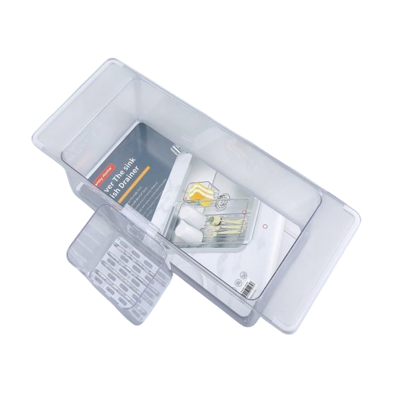 Danny Home Over The Sink Dish Drainer 19X45X8.9Cm-Clear