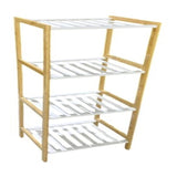 Danny Home 4 Tier Bamboo Wood Kitchen Storage Rack 35X30X100Cm-Wooden