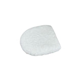 Danny Home Polyester Toilet Lid Cover  47X50Cm-White