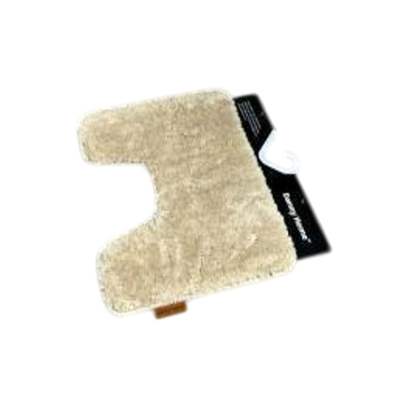 Danny Home Polyester U Shaped Toilet Mat  40X50Cm-Beige