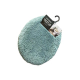 Danny Home Polyester Toilet Lid Cover 47X50Cm-Mat Blue