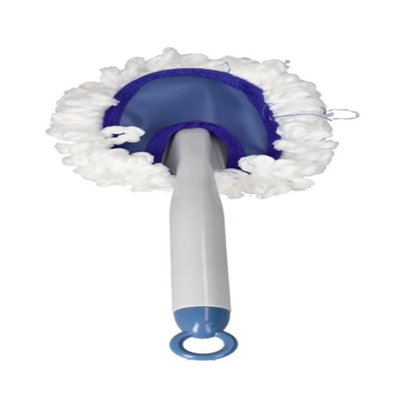 Danny Home Cotton & Microfiber Duster With Plastic Handle 34.5X12X4Cm-White