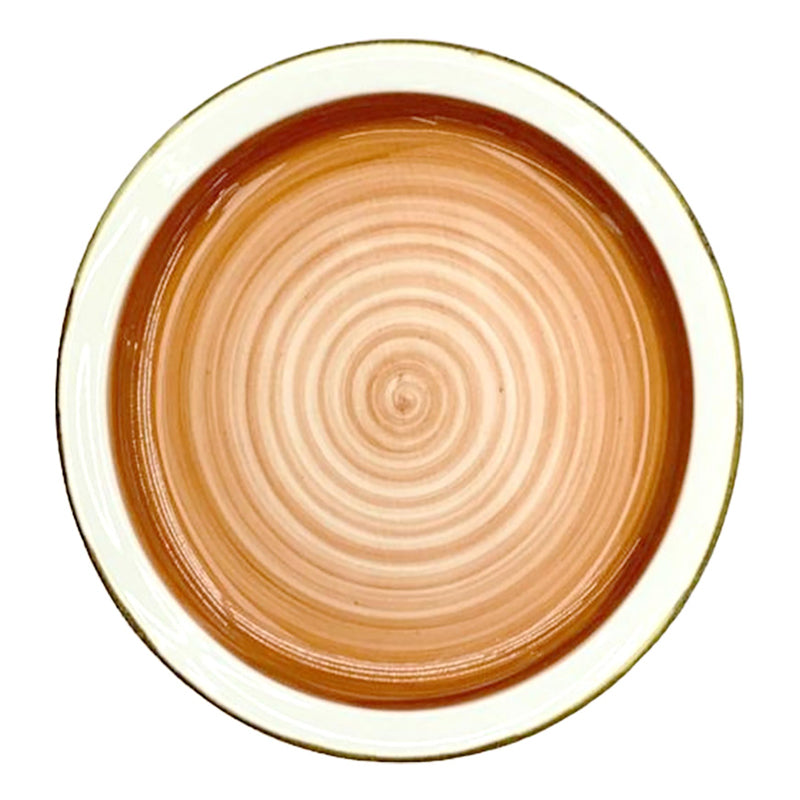 Danny Home Porcelain Round Dinner Plate -26Cm-Brown