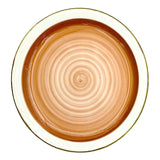 Danny Home Porcelain Round Dinner Plate -26Cm-Brown