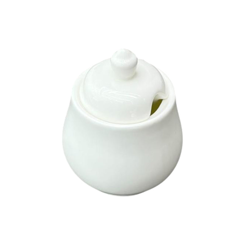 Danny Home Ceramic Sugar Pot  350Ml-White