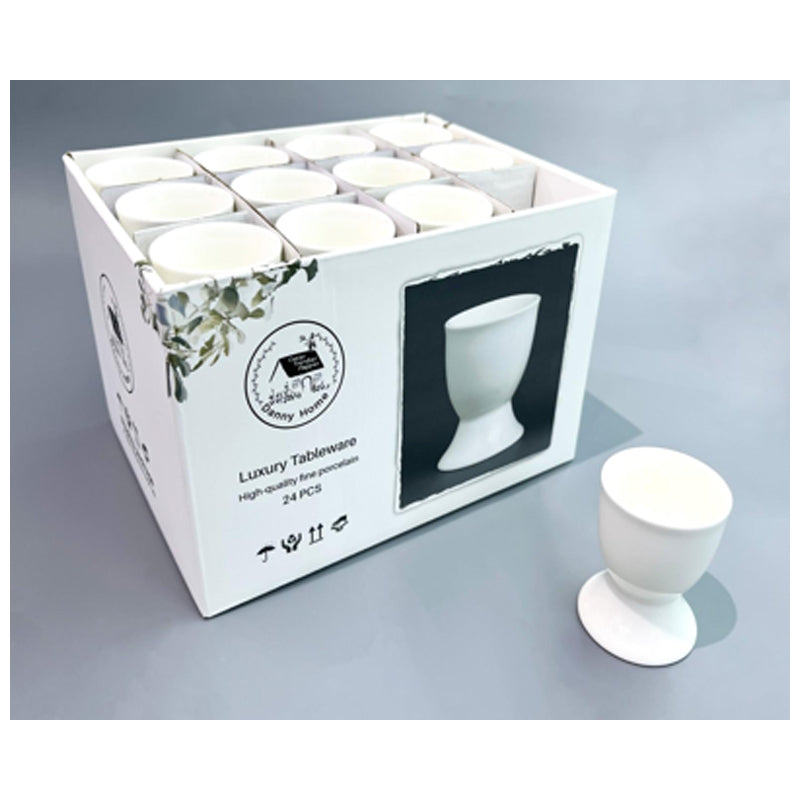 Danny Home Porcelain Egg Serving Cup-Dia-4.8Cm
-White