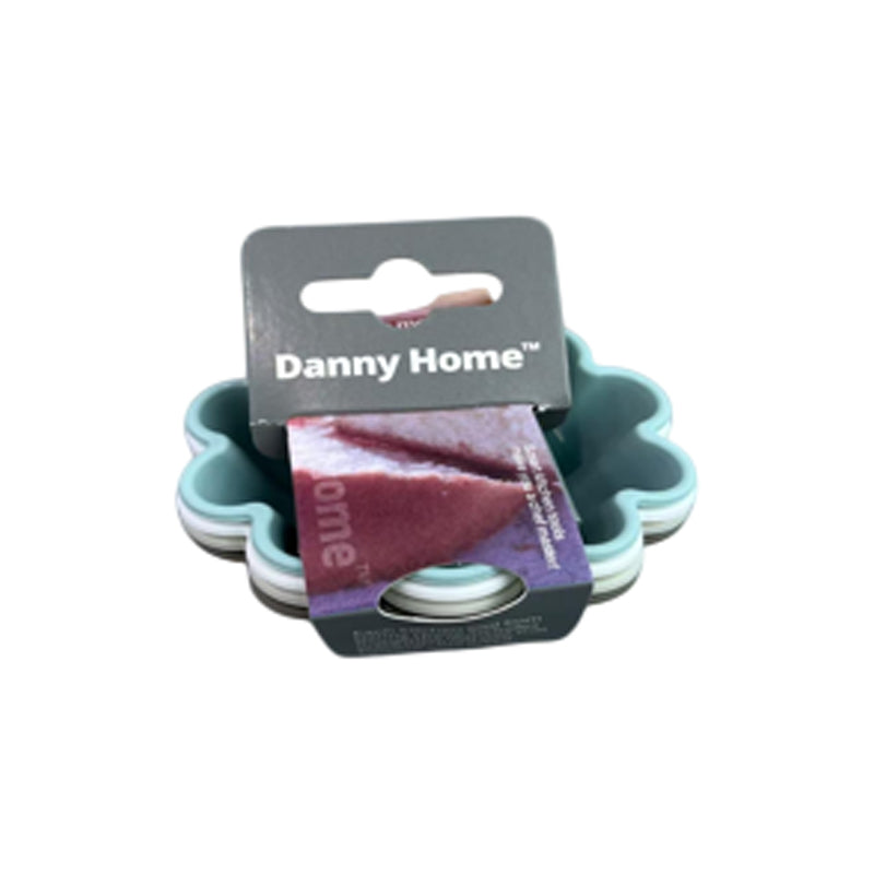 Danny Home 4Pc Silicone Cupcake Muffin Mould Set - 75Ml
-Blue