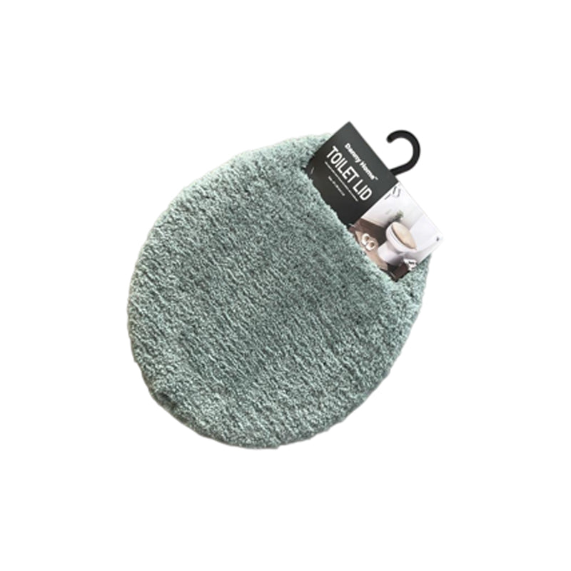Danny Home Toilet Shaggy Lid Cover 47X50Cm-Green