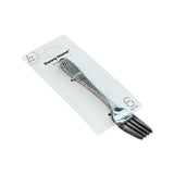 Danny Home 6Pc Steel Dessert Fork Set-Cm-Silver