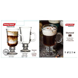 Danny Home Glass Mug 4Pcs/Color Box Unit:Set 244Ml 8.6Oz-Clear