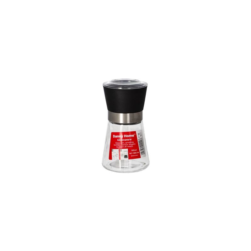 Danny Home 160Ml Pepper Mill 7*7*13Cm Glass+Pp-Clear