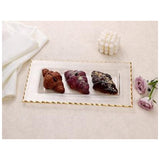 Danny Home Glass Plate 38.5*19.5*2Cm 1Pcs/Color Box Unit:Pcs-Clear
