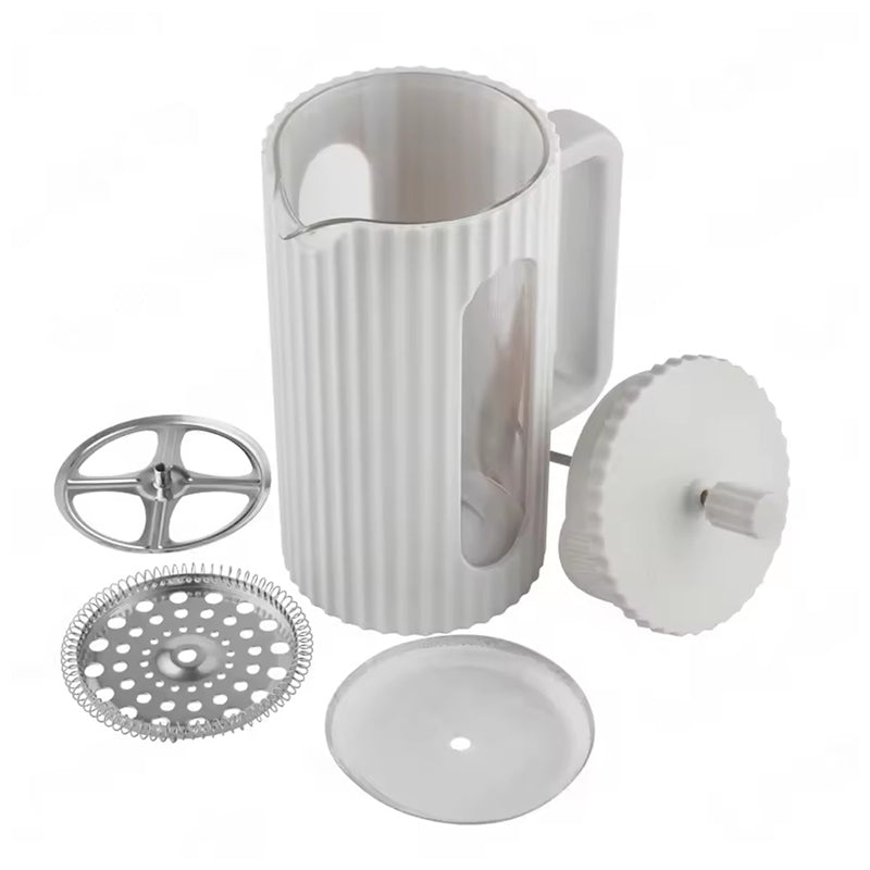 Danny Home French Press 14 × 9.8 × 19.5-White