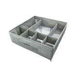 Storage Box 32*32*10Cm Plain Non-Woven Fabric&Pp-Grey