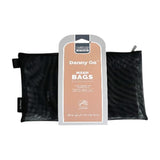 Danny Go 3Pcs Mesh Bag Set 1Set/Sleeve Mesh Fabric S:23X23X1Cm M:16.7X12.5X0.5Cm L:13X9.1X0.5Cm-Black