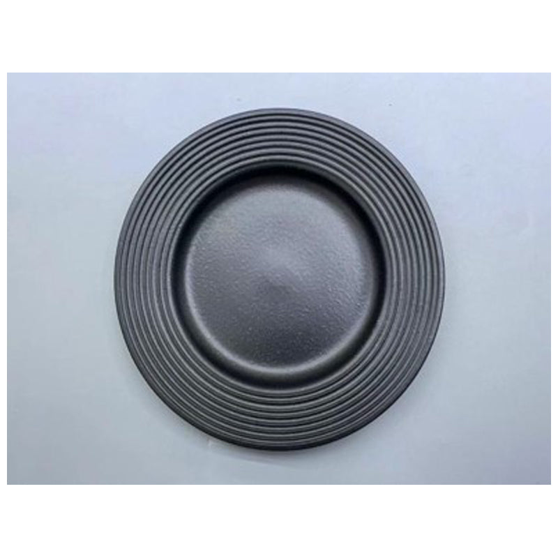 Dessert Plate 8.5'' 6Pcs/Inner Box Unit:Pcs Porcelain 21.5*2.5Cm 492G-Black