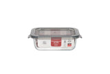 Danny Home Borosilicate Rectangular Food Container With Lid 400Ml-Clear