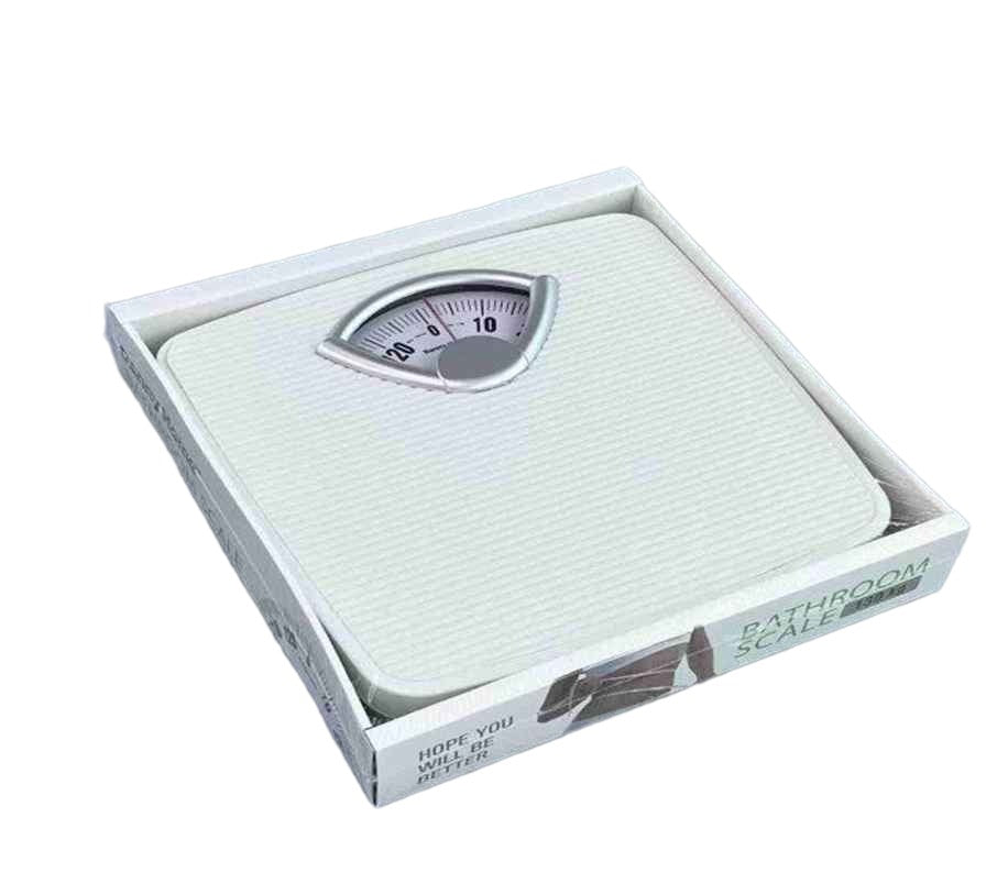 Wenko Mechanical Body Scale-27X27Cm-130Kg Max-White