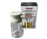 Danny Home 2-In-1 Oil Sprayer And Dispenser Glass Bottle – 550 Ml-Green