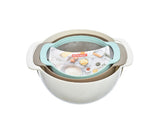 Danny Home 3-Piece Plastic Mixing Bowl Set-32X25.5X12.5Cm-Multicolor