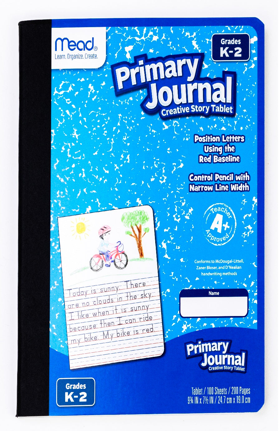 Mead Primary Journal Creative Story Tablet (Grades K-2)-Blue