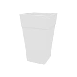 Bloem Tall Finley Square Planter, 25 Inch-White