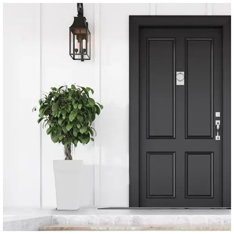 Bloem Tall Finley Square Planter, 25 Inch-White