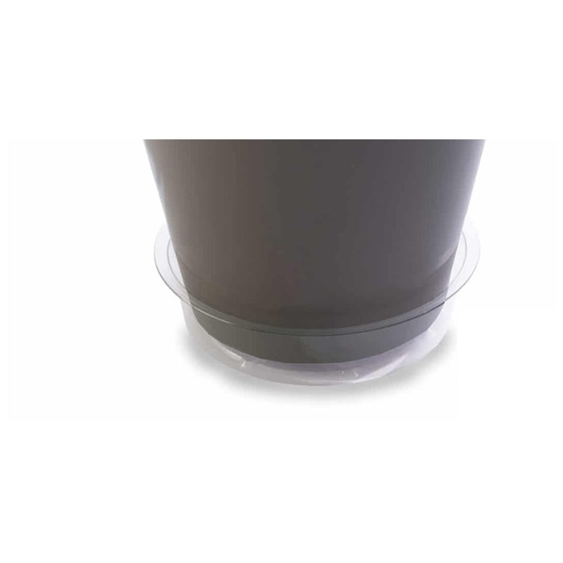 Deep Plastic Plant Saucer 8" - Clear