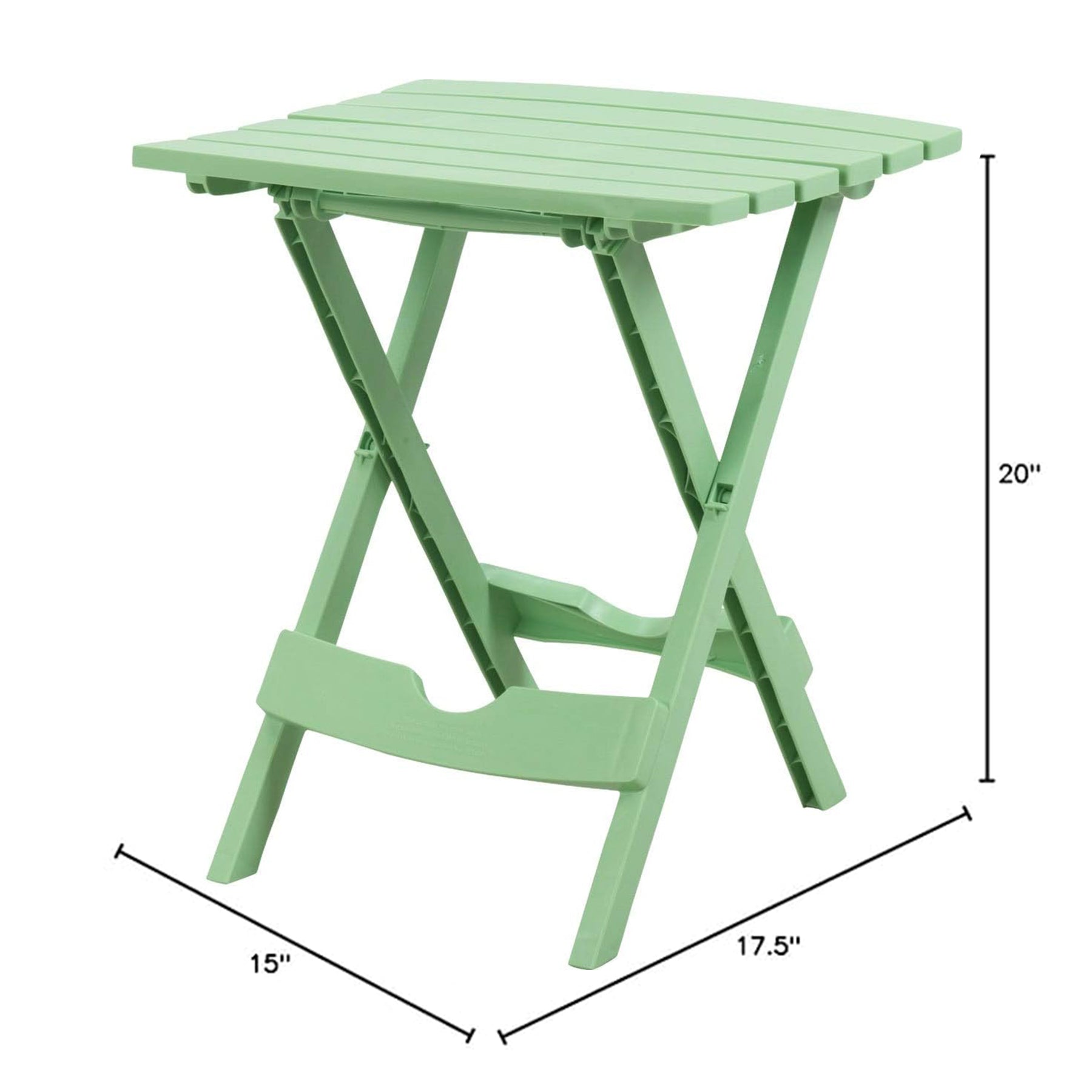 Fold Side Table - Green