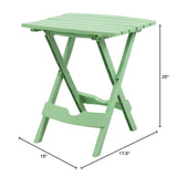 Fold Side Table - Green