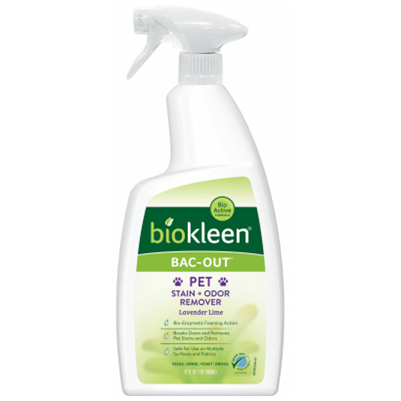 Biokleen Pet Stain And Odor Remover Spray 32Oz-Clear