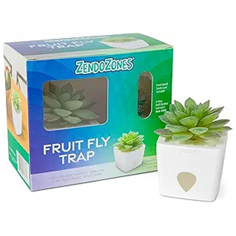 Zendozones Stainless Steel Fruit Fly Trap-White