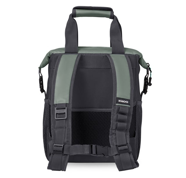 Maxcold Voyager Snapdown 18 Backpack - Black & Green