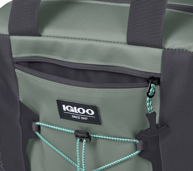 Maxcold Voyager Snapdown 18 Backpack - Black & Green