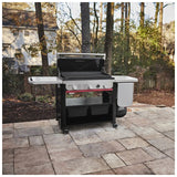 Weber Slate Lp Griddle Grill 30 Inch, With Extended Side Table-Black