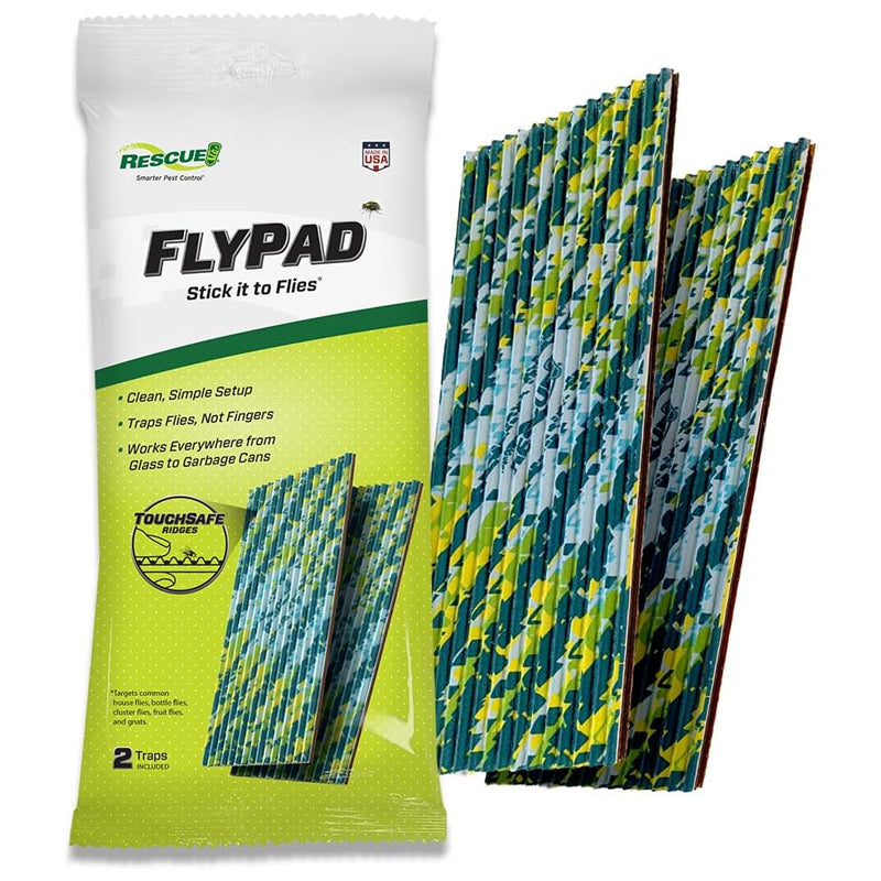 Rescue Fly Trap Pads Set Of 2-Green