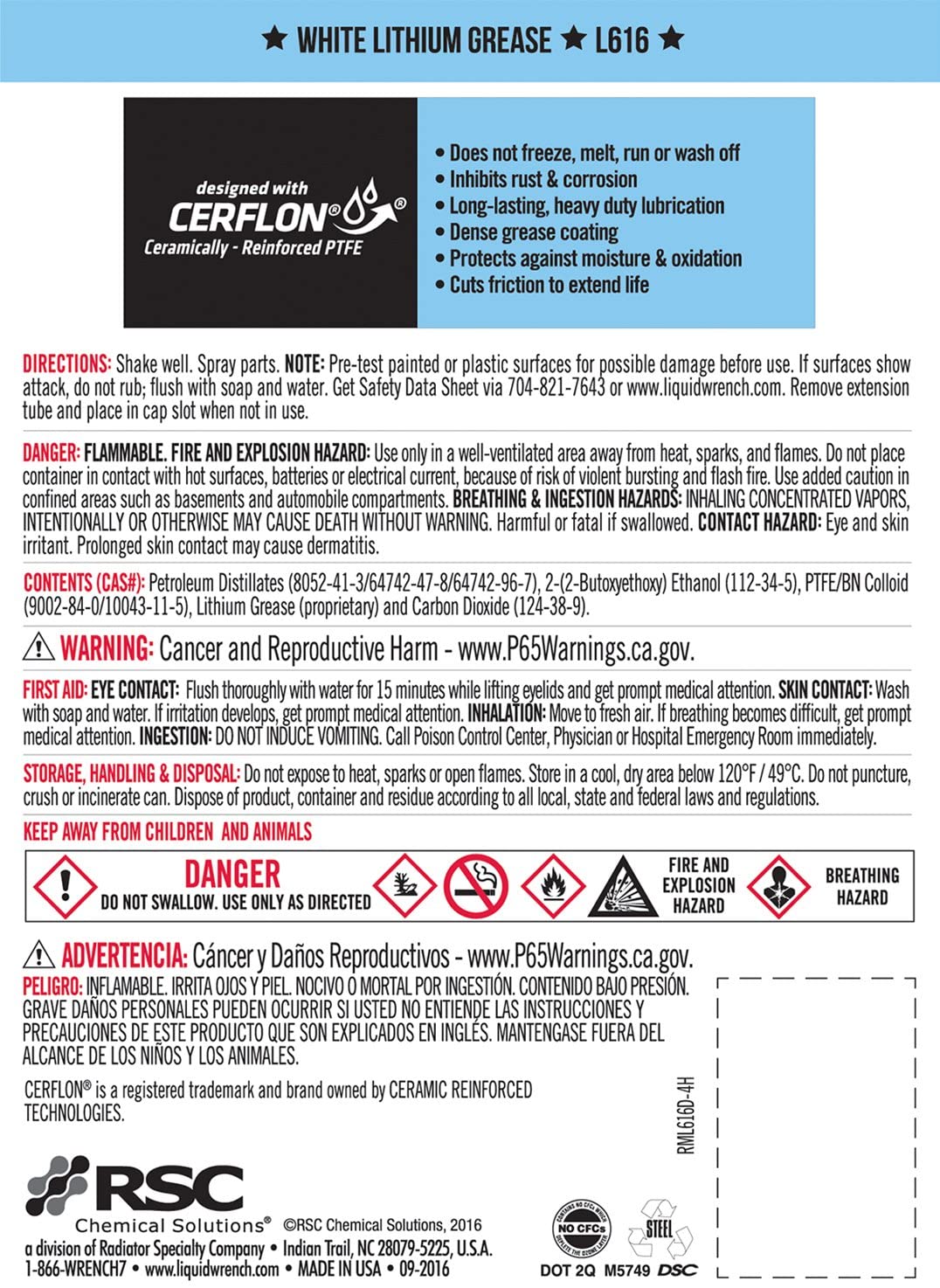 White lithium grease