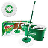 Libman Tornado Spin Mop& Bucket-Green
