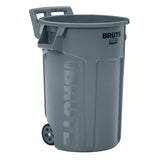 Rubbermaid Commercial Products Wheeled Trash Can 44Gal - Gray