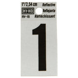 Hy-Ko Reflecting Period Sign 1 - Black