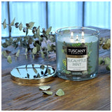 Tuscany Candle Empire Eucalyptus Mint 397 Gram -Green